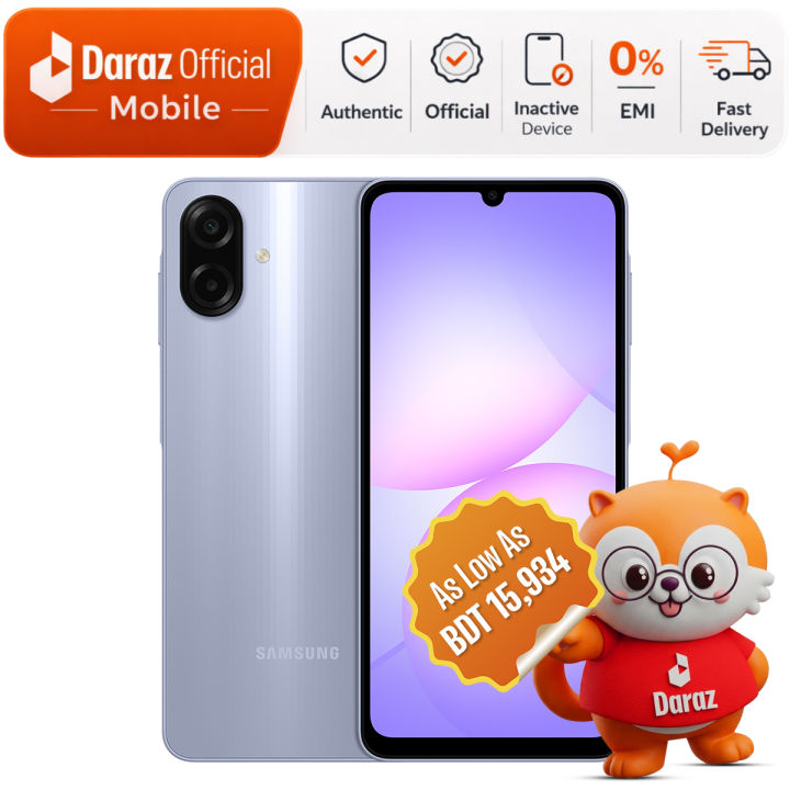 Samsung Galaxy A07 4/128GB | 6.5" HD+ Display | Official Warranty