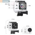 🔥Free shipping🔥4K Ultra HD WI-FI GoPro action camera waterproof 30 m depth waterproof compact camera helmet camera. 