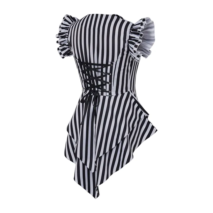 Women%20Gothic%20Steampunk%20Coat%20Striped%20Lapel%20Collar%20Jacket%20Victorian%20Punk%20V%20Neck%20Jacket%20Tops%20Daily%20Ladies%20Halloween%20Costume%20-%20Image%204
