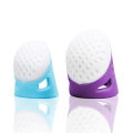 Sewing Thimbles Silicone Sewing Finger Tips Anti-slip Finger Cover Hollowed Protector Sleeve DIY Hand Cross-stitch Sewing Tools.