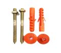 MS Bolt Kit For Wash Basin, Wall Rack, Multipurpose Bolt Kit Mild Steel. 