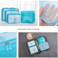 6 Pcs Set Travel Storage Bag Large Capacity Waterproof Luggage Clothing Underwear Storage Bag Bag With Zipper. 