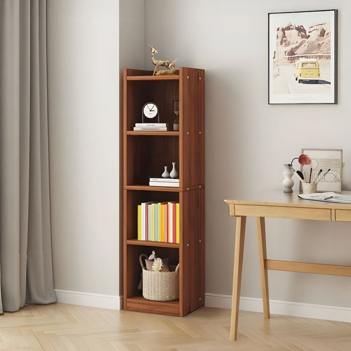 KARIGOR 4 Layer Exclusive Showpiece Shelf Stand Book Shelf Low Budget Side Rack Bookcase Self Showcase Shelve