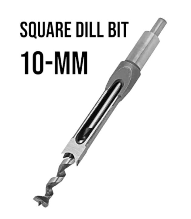Square Hole Drill Bits Tool, Wood Hole Opener Hole Cutter, Woodworking Square Holes Saw, 10mm,12mm,16mm