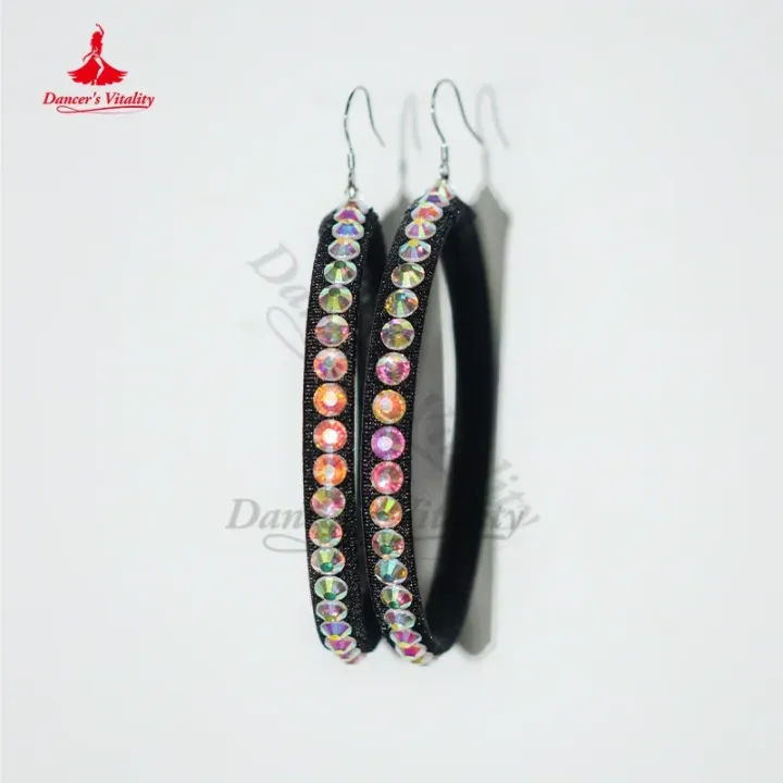 National%20Standard%20Latin%20Ribbon%20Professional%20Earrings%20Rumba%20Chacha%20Competition%20Earrings%20Adult%20Girls%20Black%20Accessories%20-%20Image%203