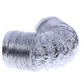 New 4 Inch 100mm Ventilator Pipe PVC Aluminum Tube Air Ventilation Pipe Hose Flexible Exhaust Duct 3/2M Air System Vent Bathroom. 