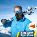 Thermal Face Bandana Mask Cover Neck Warmer Gaiter Bicycle Cycling Ski Tube Scarf Hiking Breathable Masks Print Women Men Winter.