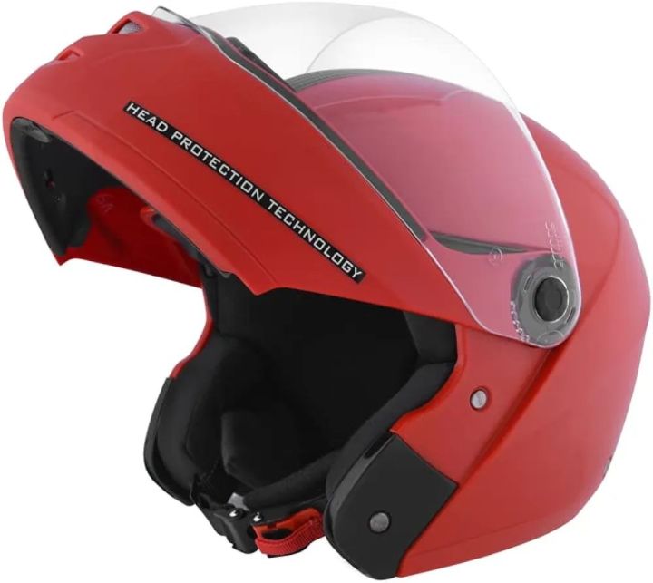 Studds Ninja Super Elite Red Modular Full Face Bike Helmet