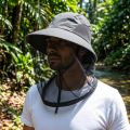 Foldable Fishing Cap Mosquito Hat with Hidden Net Mesh Unisex Fashion Repellent Insect Bee Protection Bucket Hat Sunscreen. 