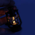 10cm Mini LED Retro Pony Lantern – Glowing Candle Night Light for Dollhouse, Home Decor & Gifts. 