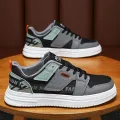Men Shoes 2024 Spring Breathable White Fashion Sneakers Casual Youth Student Skate Shoe Comfortable Skateboarding Sport Sneakers. 