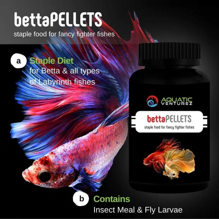 AQUATIC%20VENTUREZ%20Betta%20Pellets%20Fish%20Food%20For%20Betta%2030g%20Kohinoor%20Aquarium%20-%20Image%202
