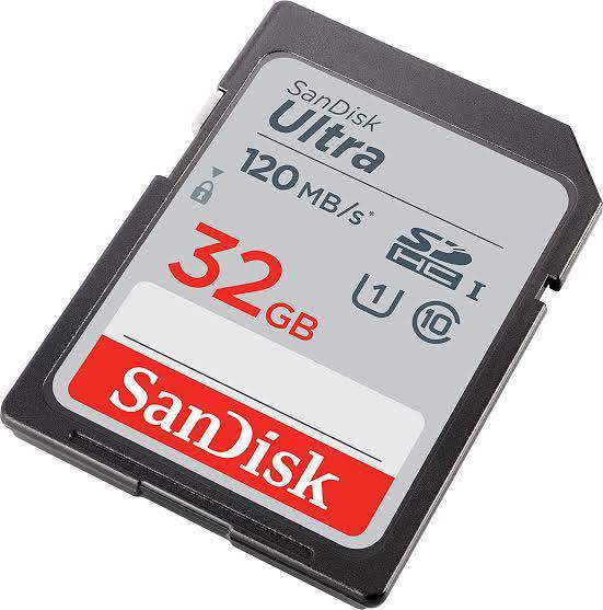 SanDisk 32GB Ultra SD Card UHS-I 120mb SDHC Memory Card