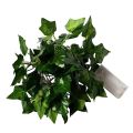 1pc 20 LED Green Leaf Fake Plants String Light Battery Powered Waterproof String Light For Wall House Room Office Birthday Decor. 