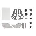 Dust Filter Kit for ROG for Xbox Ally/X Handheld Game Console Anti-Dust Mesh Filter Sticker with Silicone Plug.