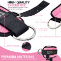 1PC Padded Ankle Straps Ankle Straps for Cable Machines Double D-Ring Fitness Ankle Cuffs for Gym Workouts Rebate Leg . 