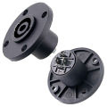 8 Pack Audio Speaker Plug Kit, 4 Pole Speaker Plug Twist Lock Compatible with Jack Twist Lock Round Perfect for Neutrik Speakon. 