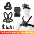 7-in-1 Action Camera Accessories Set Head Strap Chest Strap Mount Phone Holder For GoPro insta360 SJCAM Osmo Akaso Smartphones.