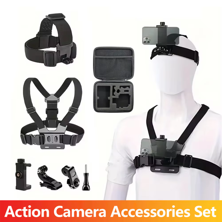 7-in-1%20Action%20Camera%20Accessories%20Set%20Head%20Strap%20Chest%20Strap%20Mount%20Phone%20Holder%20For%20GoPro%20insta360%20SJCAM%20Osmo%20Akaso%20Smartphones%20-%20Image%202