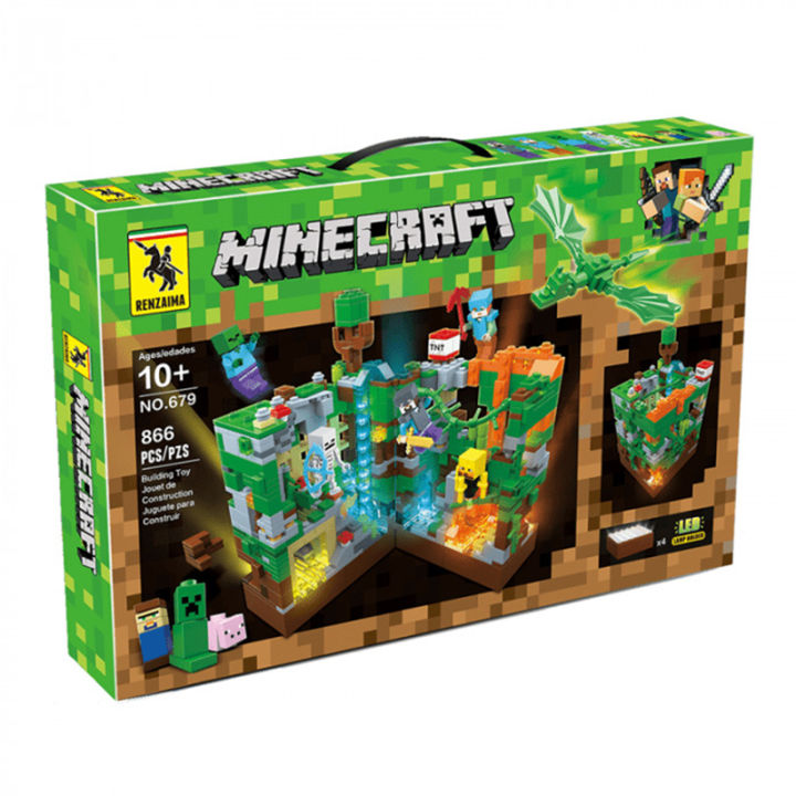 Minecraft set LED 866pcs