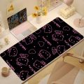 kawaii Tiling Pattern Hello k-Kitty pink bow SRO Mouse Pad Non-slip Lockedge Thickened Desktop MousePad Large Office Student. 