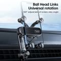 360° Rotation Gravity Car Phone Holder Air Vent Clip Navigation Stand Telescopic Air Outlet Phone Support for 4.7-7 inches Phone.