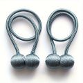 2pcs Magnetic Curtain Tiebacks, Earphone Design Curtain Holdbacks,Bathroom Shower Curtain Accessories,Home Decor Curtain Buckles.