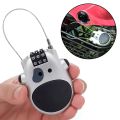 Bicycle Steel Cable Code Lock Suitcase Car Sled Telescopic Wire Rope Lock Bicycle Helmet High-precision Code Wheel Password Lock. 