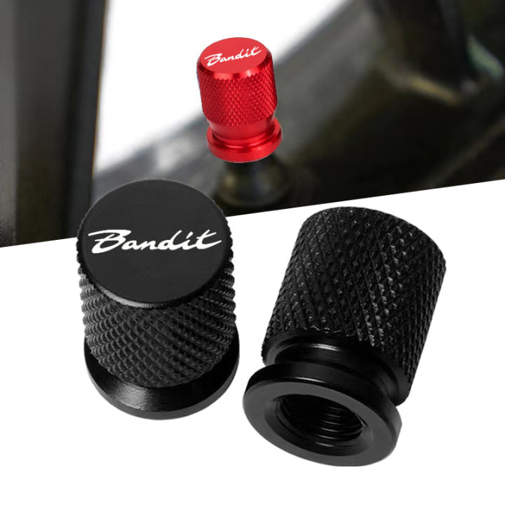 For SUZUKI Bandit 1250 250 400 600 600S 650 GSF650 bandit 1200 2pcs Motorcycle CNC Aluminum Tire Valve Air Port Stem Cover Caps