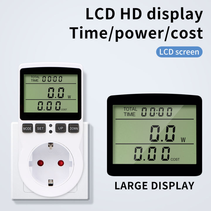 Digital%20LCD%20Power%20Meter%20Wattmeter%20Socket%20Wattage%20Kwh%20Energy%20Consumption%20Measuring%20Outlet%20EU/US%20Plug%20Overload%20Protection%20230/120V%20-%20Image%204