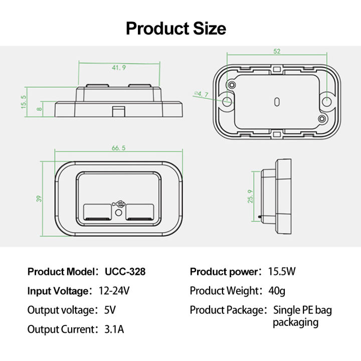 QC3.0%20PD%20Car%20Charger%20Socket%20Quick%20Charge%20Dual%20USB%20Charger%20Outlet%20Panel%20Power%20Adapter%20for%20Truck%20Camper%20Caravan%20Accessories%2012/24V%20-%20Image%202