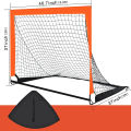 2pcs Portable Soccer Goals for Backyard, Indoor and Outdoor Pop Up Soccer Goals. 
