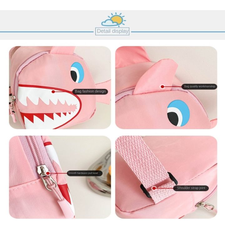 Fashion%20Shark%20Pattern%20Children%20Waterproof%20Nylon%20Crossbody%20Chest%20Bag%20Cartoon%20Shark%20Waist%20Bag%20For%20Kids%20Boys%20-%20Image%204