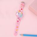 New Children's Love Unicorn Saturn Rainbow Meteor Student Silicone Cartoon Watch. 