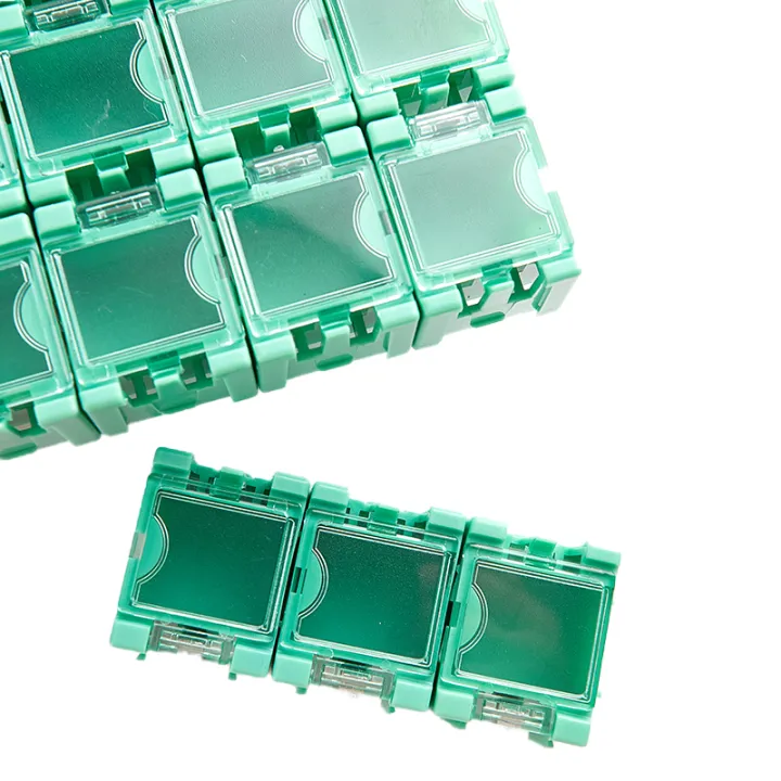 50Pcs/Set%20SMD%20SMT%20Electronic%20Component%20Container%20Mini%20Storage%20Boxes%20kit%20desk%20organizer%20-%20Image%206