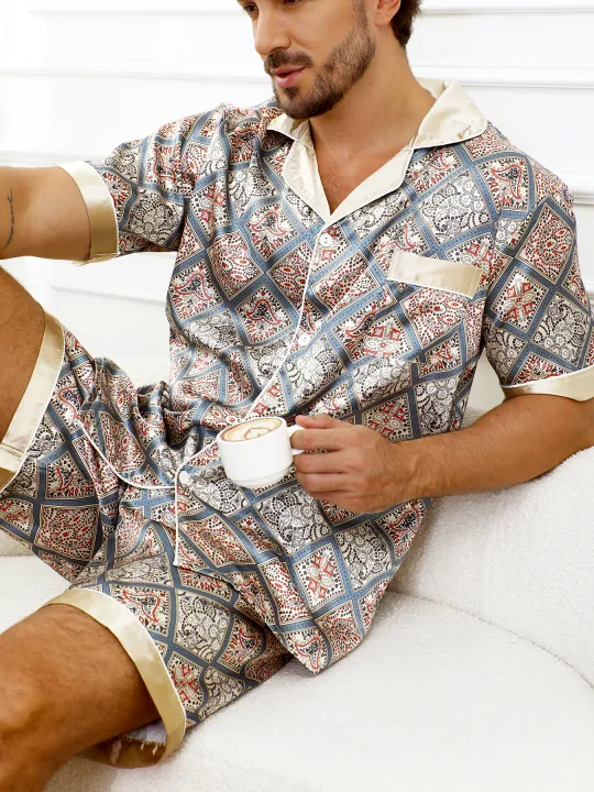 2026%20High%20Quality%20Vintage%20Style%20Luxury%20Pajama%20Set%20for%20Men%20Spring%20Satin%20Long-sleeved%20Sleepwear%20Pajamas%20Pyjama%20Pijamas%20for%20Men%20Pjs%20-%20Image%207
