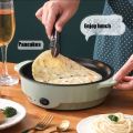 Portable 22cm Non Stick Multifunction Electric Frying Pan Skillet Oven Non-Sticky Grill Fry Baking Roast Pot Cooker Steak Barbecue Kitchen Tool For Gift Items. 