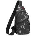 Korean chest bag Men's fashion  men's satchel Shoulder bag Crossbody bag Oxford cloth casual bag Canvas small backpack. 