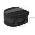 Motorcycle Tail Bag, Waterproof Back Saddle, Rear Seat Storage Bag, Black Motorcycle Rear Riding Travel Bag, Luggage Bag.
