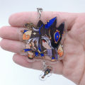 GENSHIN IMPACT Alhaitham Tighnari Nahida Cosplay Accessories Anime Game Badge Keychain Pendant Cartoon Costume Prop. 