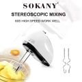 Sokany - 7 Speed Hand Beater, Hand Mixer 180W (model-133). 