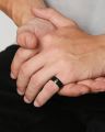 Black Onyx Gemstone Ring for Men and Boys. 