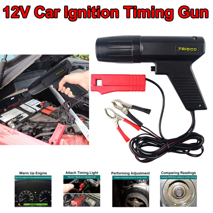 Timing Gun Bulb 12V Car Ignition Timing Gun Gasoline Engine Ignition Timing Induction ...