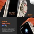 T800 Ultra Biggest Display Smart Watch with Bluetooth Calling Smart Watch Wireless Magnetic Charger With Bluetooth Connect. 