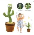 New Arrival’s Plush Dancing Cactus Kid Toy Children Gift Songs Singing Voice Recording Speaking Luminous Twisting Plush Funny Toy. 