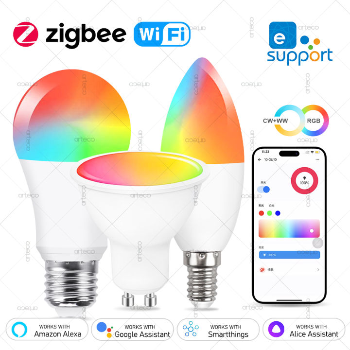 EWelink%20E27%20E14%20GU10%20Smart%20Bulb%20WiFi%20Zigbee,Dimmable%20Led%20Light%20Bulb%20RGB%20CW%20Lamp%20Works%20With%20Alexa%20%20%20Home%20Yandex%20Alice%20lightify%20-%20Image%202