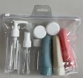 11pcs Travel Bottles Set With Storage Bag Travel Size Empty Liquid Cream Lotion Containers Fine Mist Spray Bottle Squeeze Tubes. 
