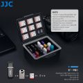 JJC 24 Slots USB Case Flash Drive Case Thumb Drive Storage Holder Box Waterproof Anti-static USB Flash Drive Bag Accessories.