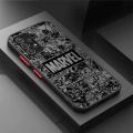 Marvel Logo Avengers Phone Case for Samsung Galaxy A52 A72 A12 A13 A14 A21s A22 A24 A32 A33 A50 A51 A53 A54 A70 A72 A73 5G Cover. 