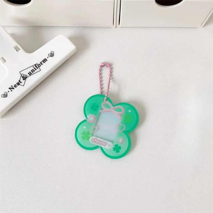 Four%20leaf%20clover%20card%20holder,%20student%20one%20inch%20ID%20photo%20decoration%20pendant,%20keychain,%20photo%20frame%20protection%20card%20holder%20-%20Image%204